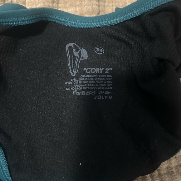 JOLYN TIE BACK “CORY 2” ONESIE PRACTICE SUIT SIZE 34 - Picture 3 of 3